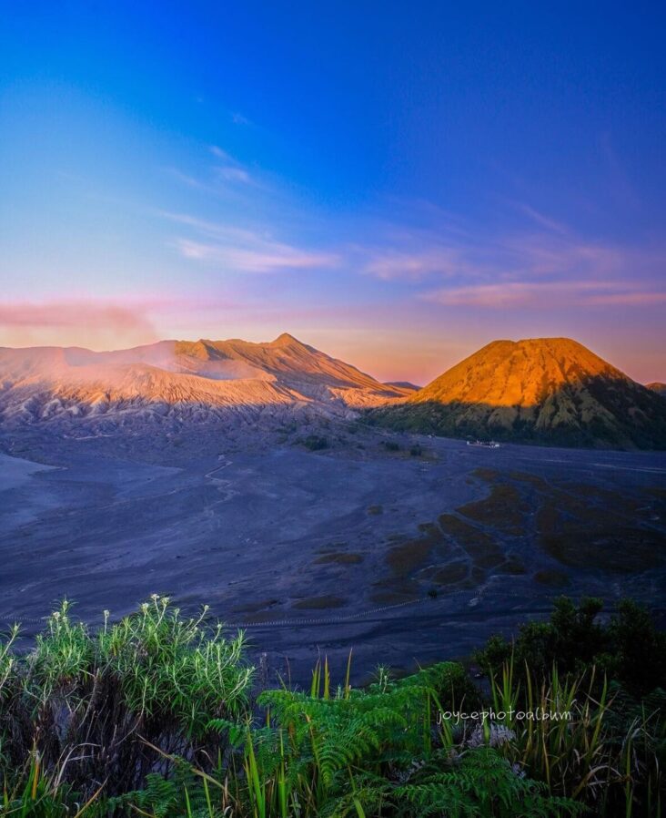 Mount Bromo at the distance