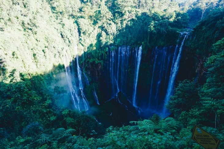 tumpak sewu waterfall location 2 Experience the Best of Bali and Java with Our Amazing Holiday Packages