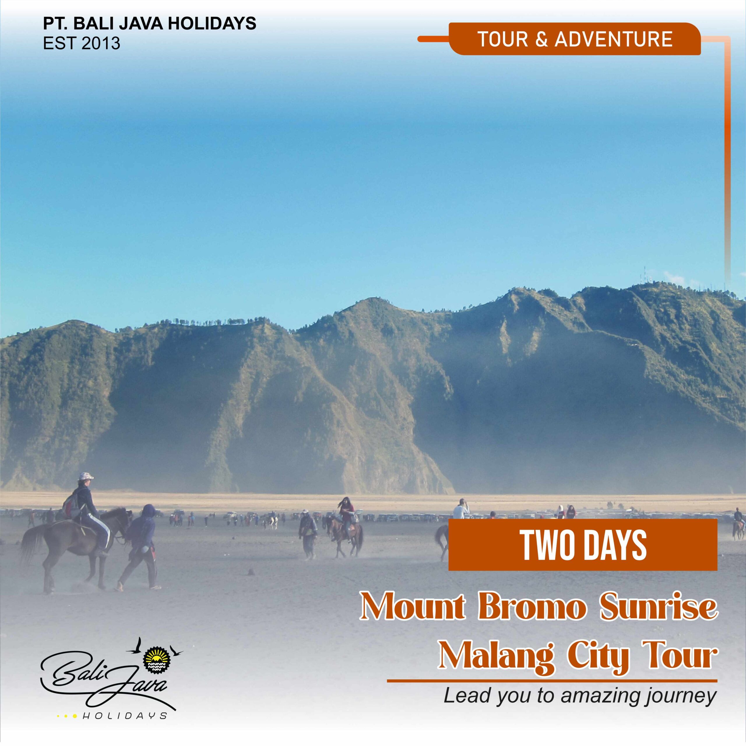 Mount Bromo Sunrise & Malang City Tour 2 Days