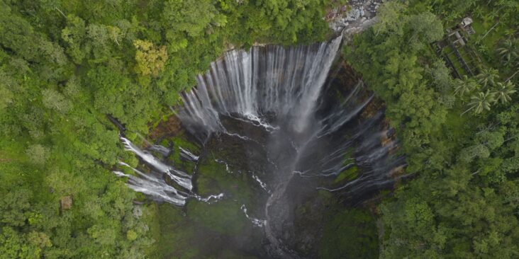 waterfall of tumpak sewu Experience the Best of Bali and Java with Our Amazing Holiday Packages