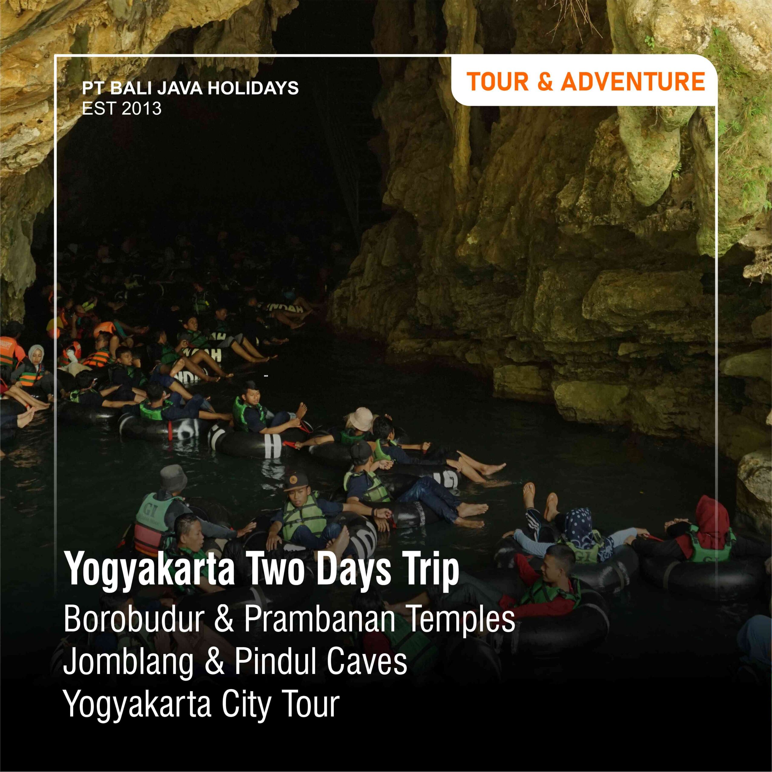 Yogyakarta 2D1N To Borobudur And Prambanan Temples – Jomblang And Pindul Caves – Yogya City Tour