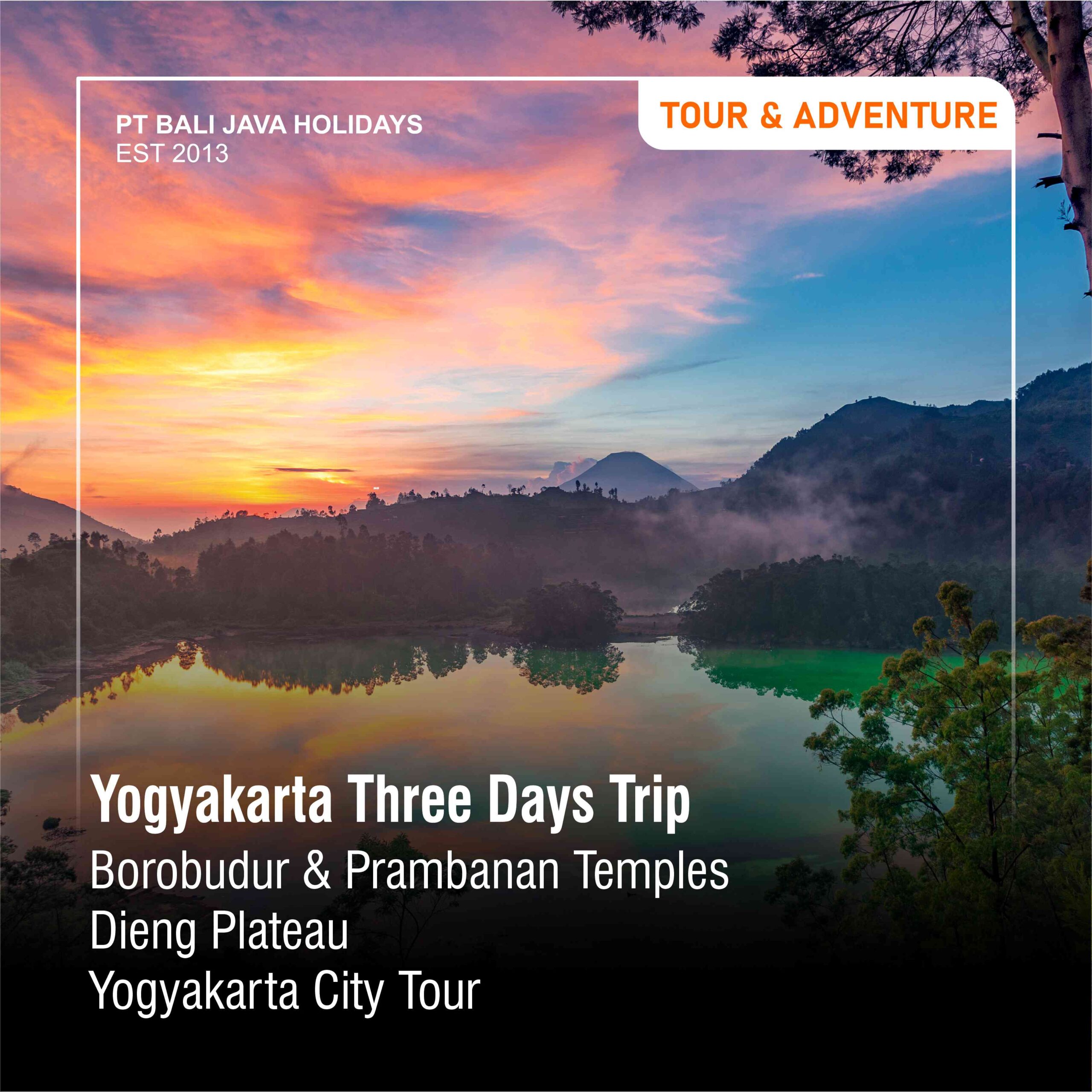 Yogyakarta 3D2N To Borobudur And Prambanan Temples – Dieng Plateau – Yogya City Tour