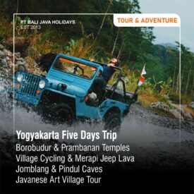 Yogyakarta 5D4N To Borobudur And Prambanan Temples – Jomblang And Pindul Caves – Merapi Lava – Yogya City Tour