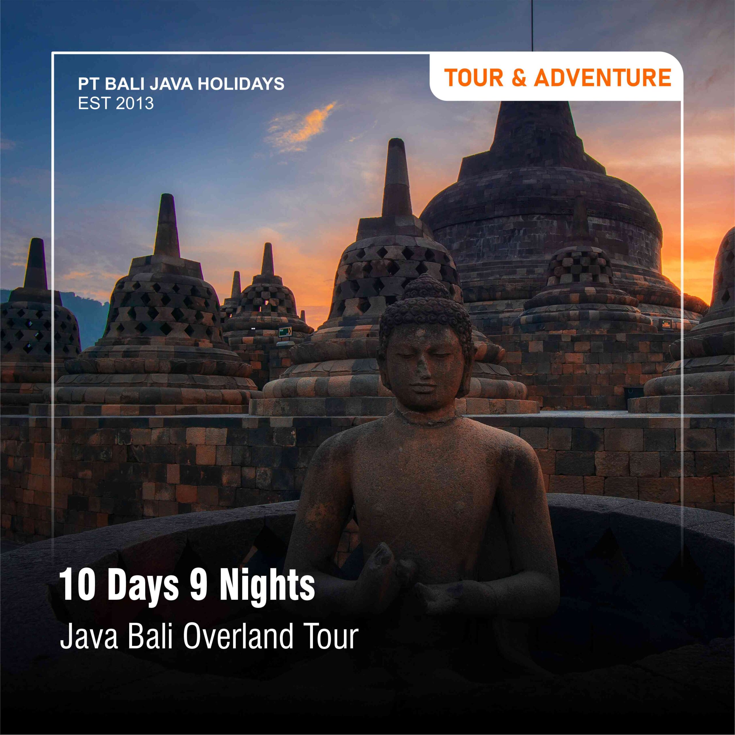 Java Bali Overland Tour 10 Days 9 Nights