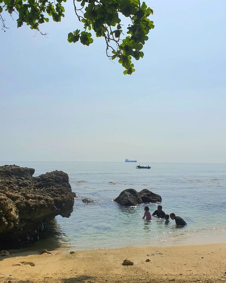 Enjoying family time at beach in Java Islands Getaway